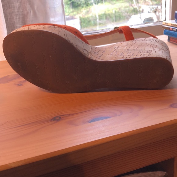 Cordani cork wedge suede sandals size 37 - Picture 5 of 7